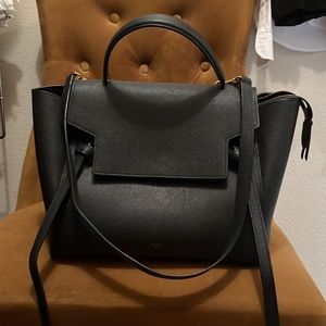 CELINE Mini Belt Bag Textured Leather